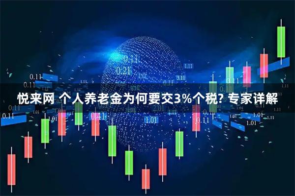 悦来网 个人养老金为何要交3%个税? 专家详解